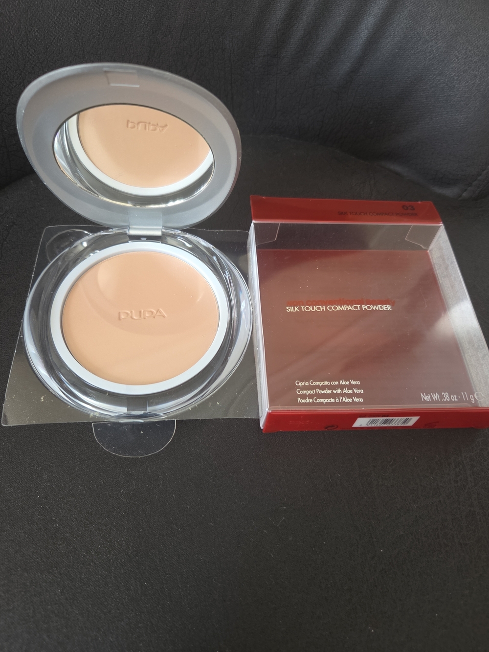 Pupa Silk Touch Compact Powder 03 .38oz New Old Stock Made In Italy ⬇️